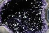 Wide, Intense Purple Amethyst Geode - Uruguay #379325-3